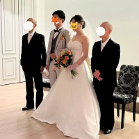 親族との家族写真撮影