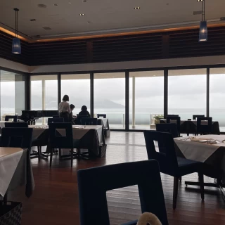 目の前に広がる海