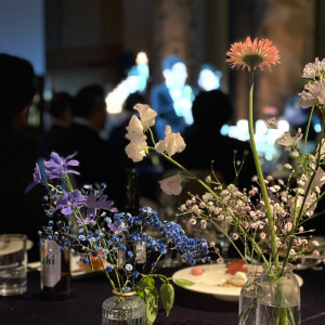 イメージ通りのテーブル装花|693485さんのホテルオークラ福岡の写真(2058949)