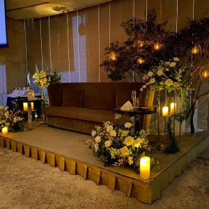 お気に入りのソファ装花|693551さんのホテル インターコンチネンタル 東京ベイの写真(2063756)