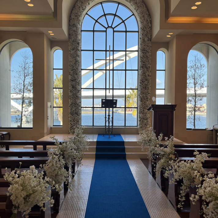 海の見える挙式会場