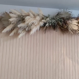 チャペル前の装花
