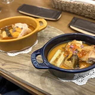 料理長が説明にきてくださりました。
出汁がきいててとっても