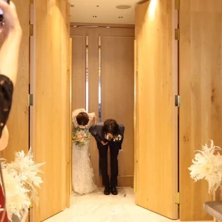 新婦入場の様子です