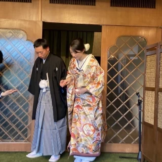 新郎新婦入場シーン