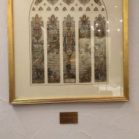 イギリスの教会にあるステンドグラスのデザイン原画が見られる