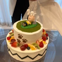 こだわったウェディングケーキ