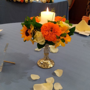 テーブル装花|694090さんのリビエラ逗子マリーナの写真(2105287)