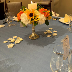 テーブル装花|694090さんのリビエラ逗子マリーナの写真(2105306)