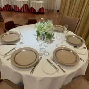 披露宴会場テーブル|694226さんのリストランテKubotsu （ひらまつウエディング）の写真(2065020)