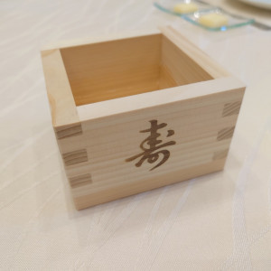 乾杯酒は枡でいただけます|694266さんの若宮の杜 迎賓館の写真(2314509)