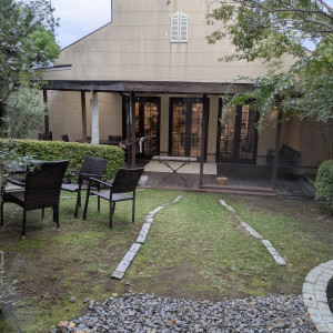 受付ロビーとつづいている中庭。こちらで待機もできる。|694266さんのGRAND-CIEL OKAZAKI(グランシェル岡崎)の写真(2558119)