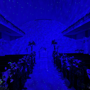 星空みたいですてき|694297さんのウエディング ヴィラ アンジェ ミエル【WEDDING VILLA ANGE MIEL】の写真(2094462)