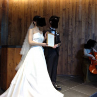 結婚証明書披露