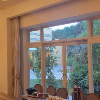 緑が見える