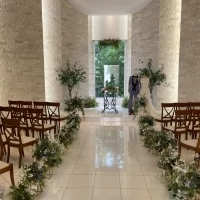 式場入り口からの景色