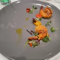 前菜・香ばしい海老のインパデッラ