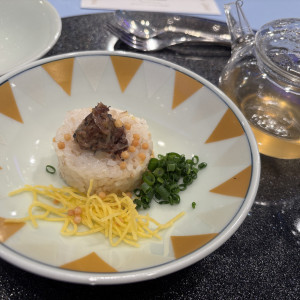 お茶漬け、食器もおしゃれでした|694598さんのホテルグランドヒル市ヶ谷の写真(2407843)
