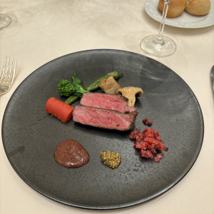 お肉料理です。|694619さんの京都 アートグレイス ウエディングヒルズの写真(2075512)
