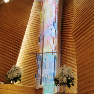 虹色のステンドガラス|694695さんのロイヤルパインズホテル浦和の写真(2070172)