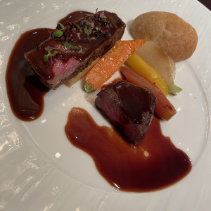 お肉を試食させていただきました。|694697さんの東京ステーションホテルの写真(2070150)