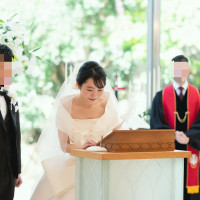 結婚証明書への署名