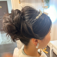 お色直しの時のヘアセット