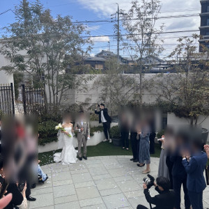 菓子まきにも十分なスペースだった|694874さんのAILE d'ANGE garden（エル・ダンジュ ガーデン）の写真(2378581)