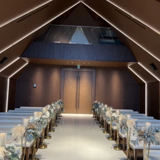 こちらが、新郎新婦から見る景色です