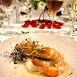 甲殻類NGの方は代わりに鯛のお料理を出していただきました。|694942さんのロザンジュイア広尾迎賓館(LOSANGEIA)の写真(2072148)