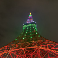 披露宴会場から見える東京タワー