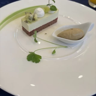 最後のデザートです