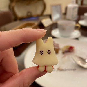 見学で行った際にパティシエの人が作ってくださりました。|695286さんのマリエール山手(Marriyell YAMATE)の写真(2503763)