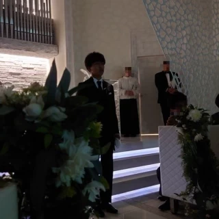 花嫁入場前