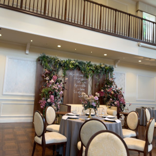 イギリス館新郎新婦席