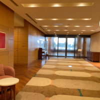 披露宴会場の前の広場スペース