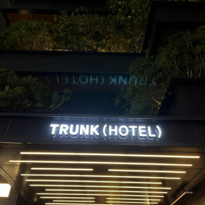 夜の入り口外観|695344さんのTRUNK(HOTEL)（トランクホテル）の写真(2137101)