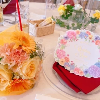 ブーケトスのお花