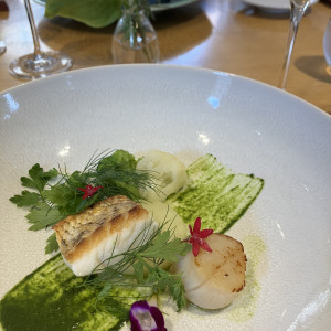 魚料理。色合いも綺麗|695345さんのアネーリ大宮（旧：ヴィラ・デ・マリアージュさいたま）の写真(2528124)