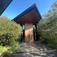 新郎新婦が入場するところ
