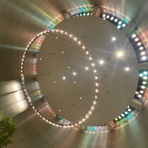 結婚指輪を意識して作られた丸い照明|695752さんのグランドニッコー東京 台場の写真(2106895)