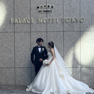 ここでの撮影は雨が降っていない場合のみ可能|695806さんのパレスホテル東京(PALACE HOTEL TOKYO)の写真(2376895)