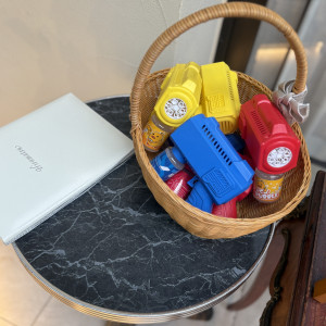 バブルシャワー用。チャペル内で使用できました|695806さんのリストランテASO (ひらまつウエディング)の写真(2564035)