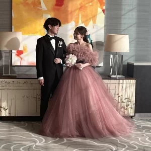 ホワイエ撮影はゲストお見送り後にできました|695806さんのパレスホテル東京(PALACE HOTEL TOKYO)の写真(2376917)