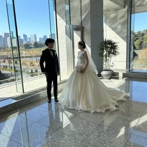 挙式前館内撮影は1時間半ほど|695806さんのパレスホテル東京(PALACE HOTEL TOKYO)の写真(2376894)