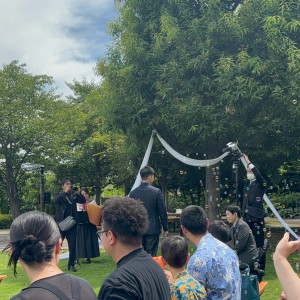 素敵なガーデンチャペル|695821さんのLos Angeles balcony(ロサンジェルスバルコニー)の写真(2500590)