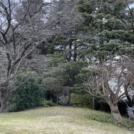 挙式ができる中庭