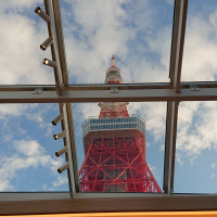 挙式会場から見える東京タワー