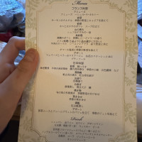 料理は日本食かフランス料理が選べました。