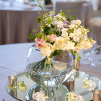 テーブル装花です。